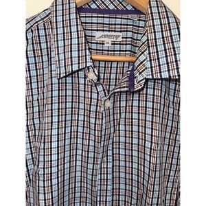 Jeremy Argyle men's checkered, button-down shirt, size‎ XXL